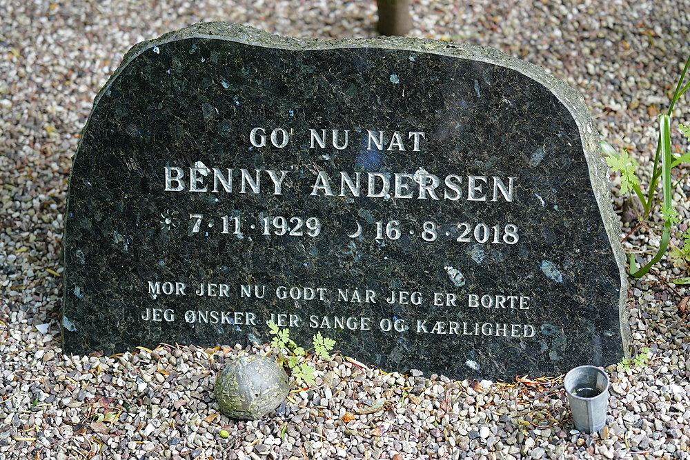Benny Andersens grav