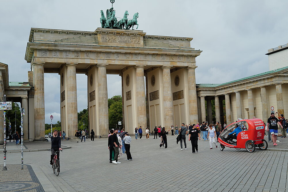 Pariser Platz med Brandenburger Tor