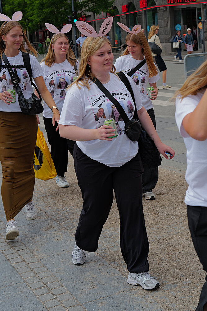 På vej til polterabend