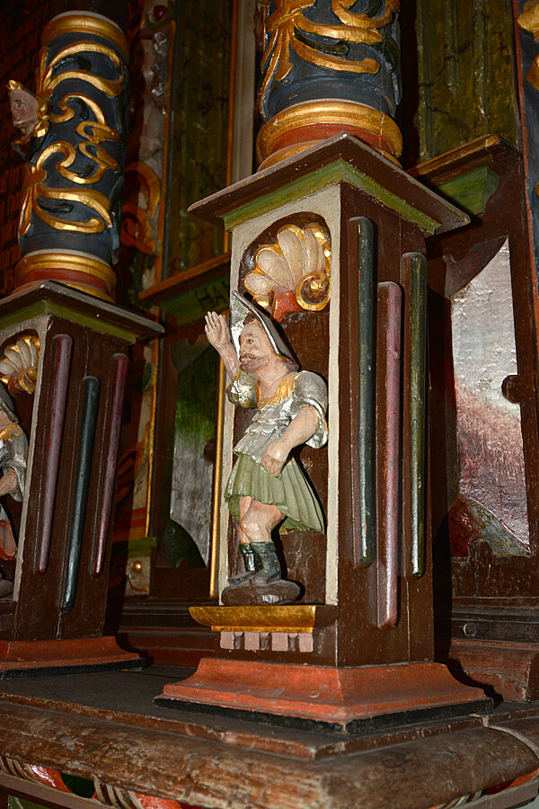 Figur på altertavle