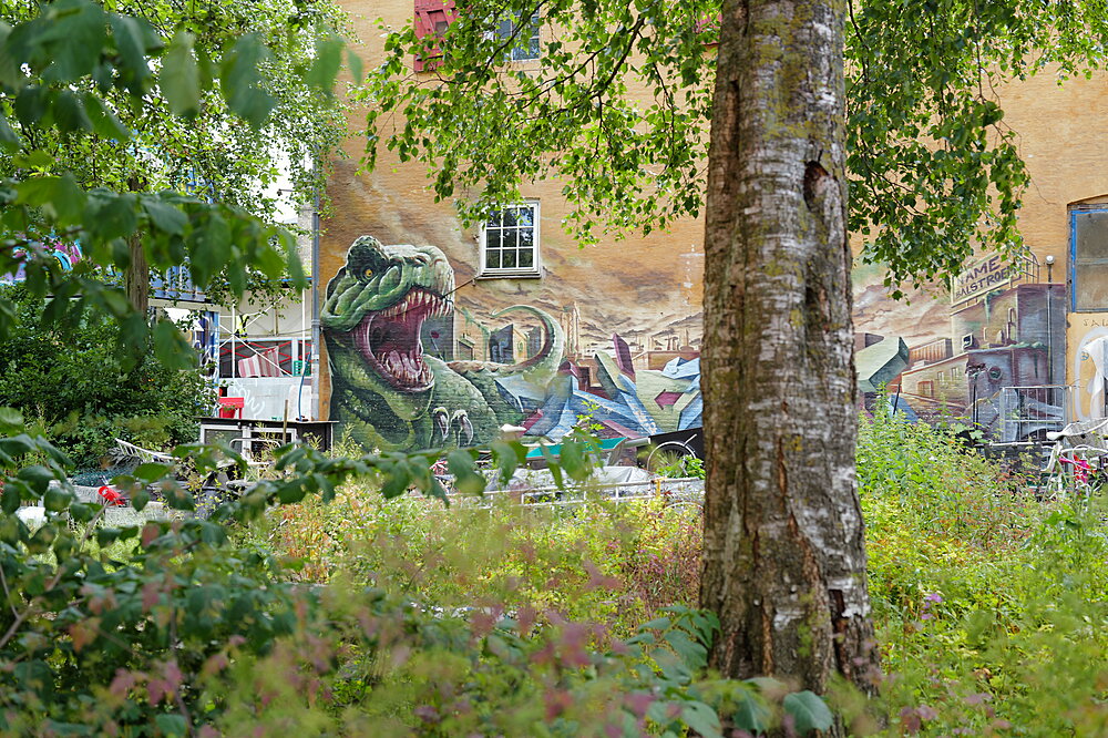 Maleri af dinosaurus