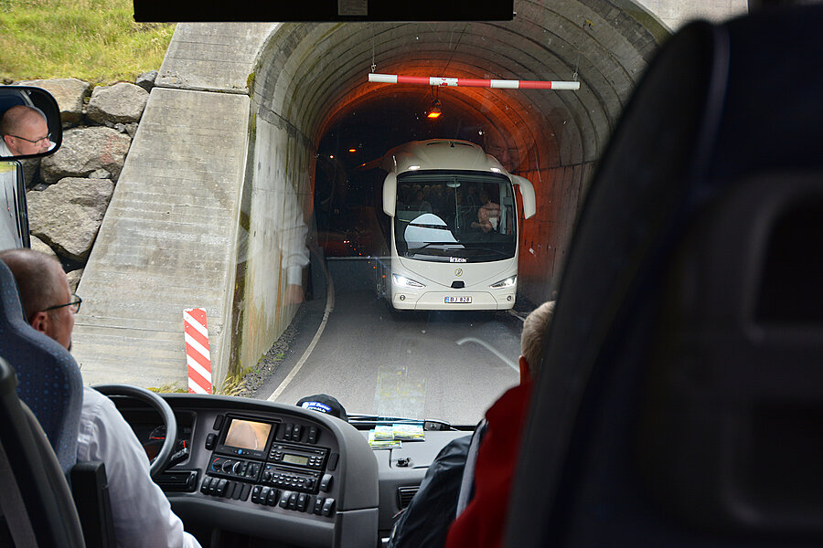 Modkørende trafik!