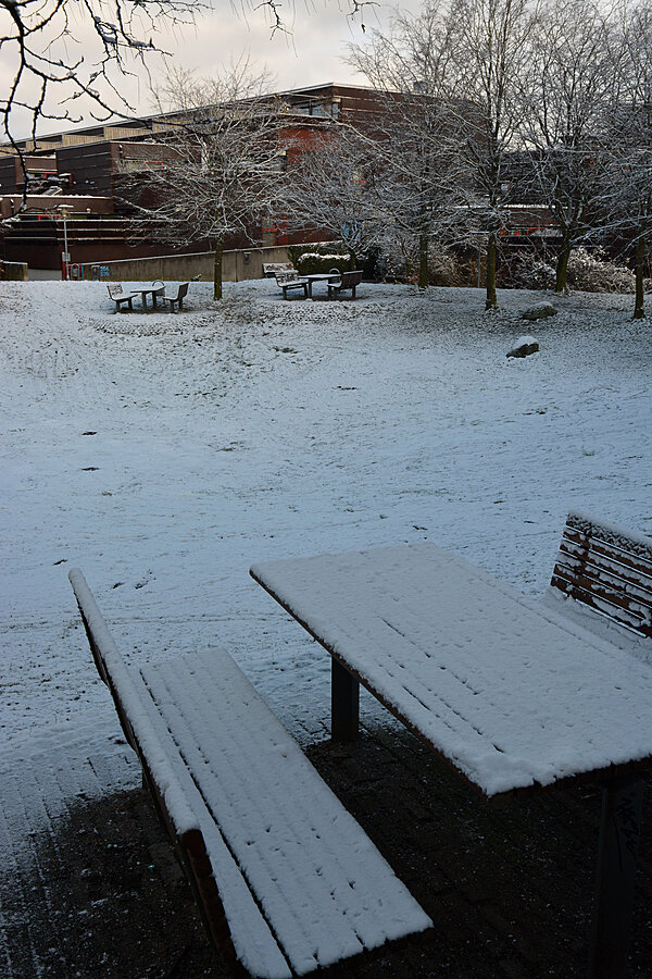 Sne i Farum Midtpunkt