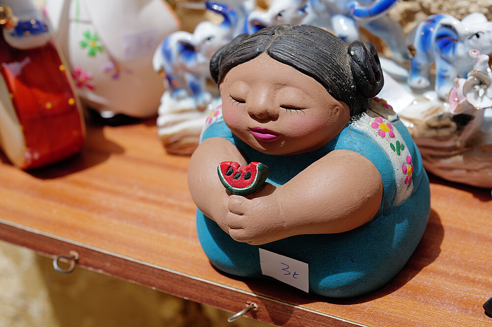 Figur i souvenirbutik